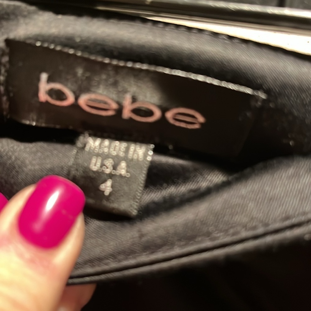 bebe women’s black skirt‎ size 4 - Picture 5 of 9